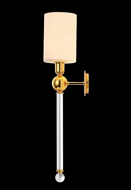 Бра Crystal Lux Mirabella AP1 Gold/White Фото № 6