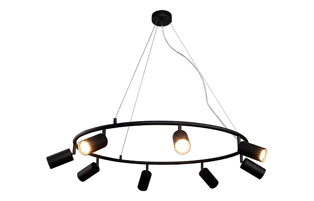 Светильник подвесной Crystal Lux RIVO SP8 BL Фото № 3
