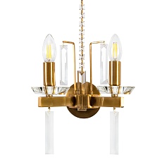 Бра Crystal Lux Marron AP2 Brass 3