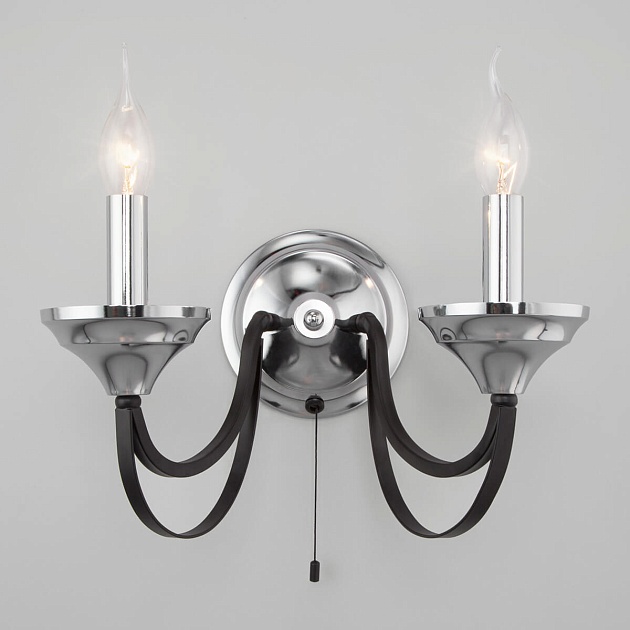 Бра Eurosvet Lazzaro 60098/2 хром Фото № 1