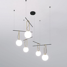 Подвесная люстра Eurosvet Riche 70143/5 черный 5