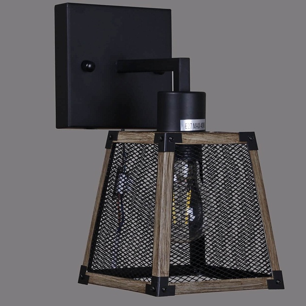 Бра Illumico IL1006-1W-05 BK Wood изображение 5 Бра Illumico IL1006-1W-05 BK Wood Фото № 5
