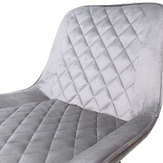 Барный стул AksHome Leros светло-серый, велюр 81473 4