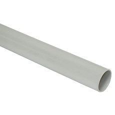 Труба гладкая жесткая ПВХ d=32мм серая 3м (30м/компл) IEK CTR10-032-K41-030I