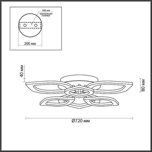 Потолочная светодиодная люстра Lumion Ledio Honey 4581/99CL Фото № 3