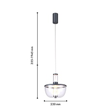 Подвесной светодиодный светильник Favourite Flaska 4312-1P 1