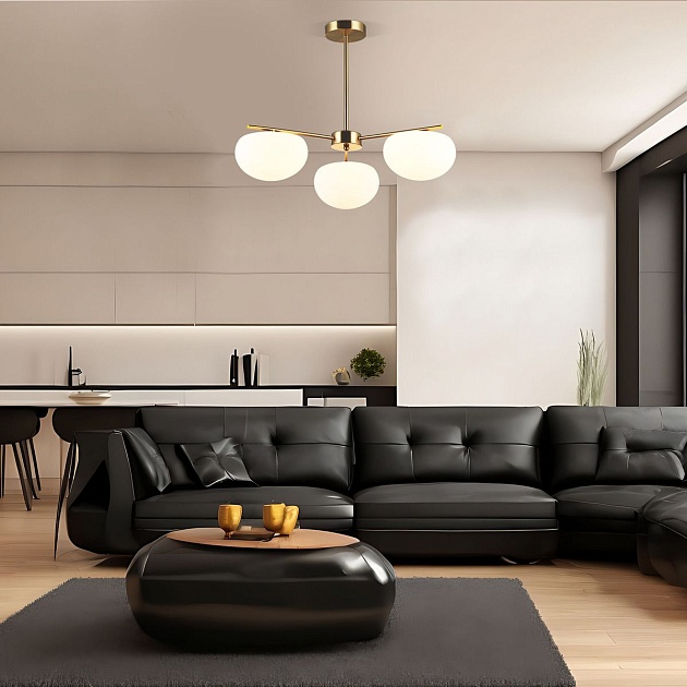 Подвесная люстра Eurosvet Like 30190/3 латунь Фото № 5