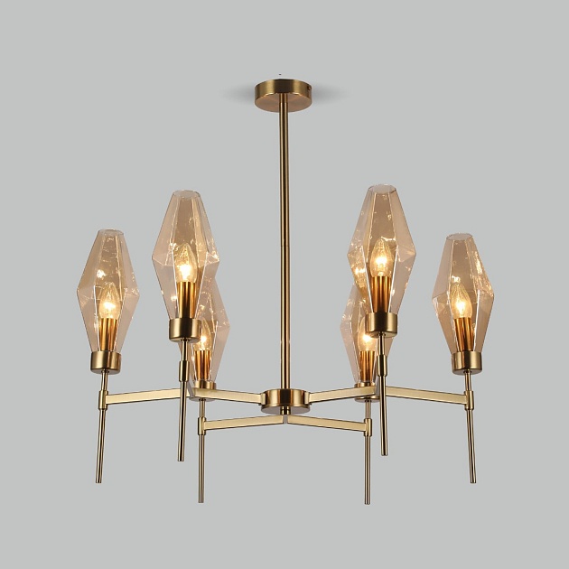 Потолочная люстра Eurosvet 60143/6 латунь Фото № 1