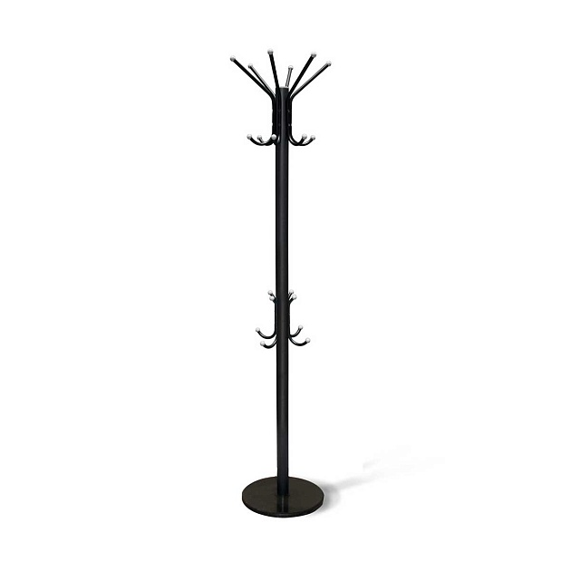 Напольная вешалка Sheffilton SHT-CR450 черный/серый/мрамор 8849394903 Фото № 1