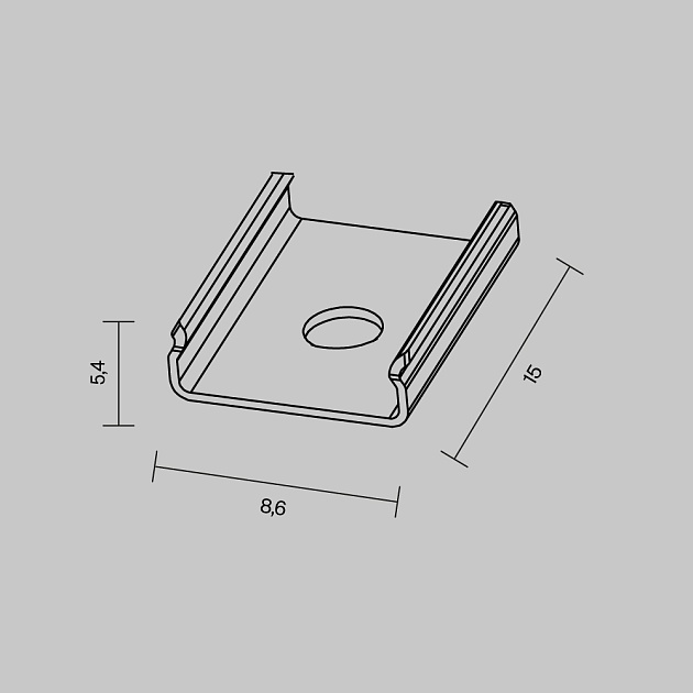 Комплектующие для профиля Maytoni Led Strip 642016 изображение 2 Комплектующие для профиля Maytoni Led Strip 642016 Фото № 2