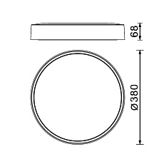 Потолочный светодиодный светильник Mantra Cumbuco II 8836 1