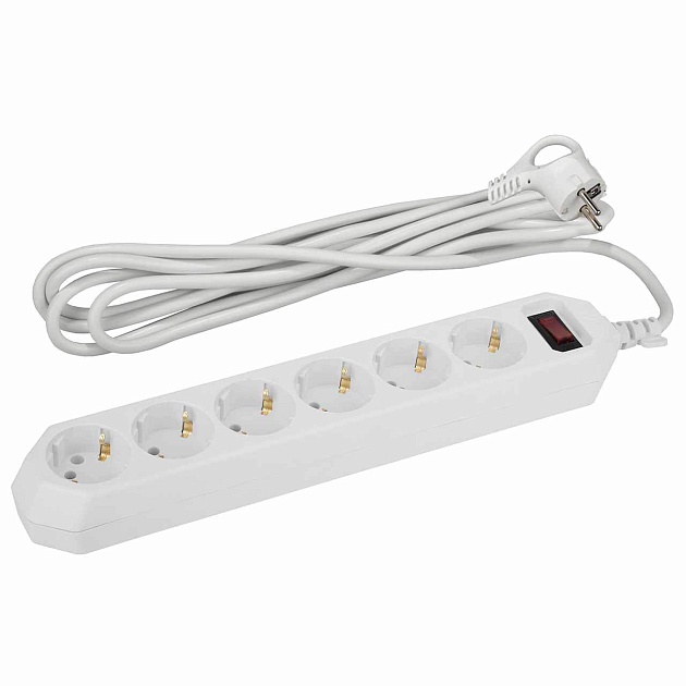 Сетевой фильтр ЭРА USF-6es-3m-W-Box Б0037262 Фото № 1