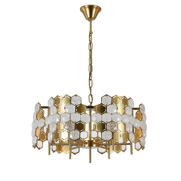 Подвесная люстра Indigo Delizia 12047/6P Brass V000571 Фото № 1