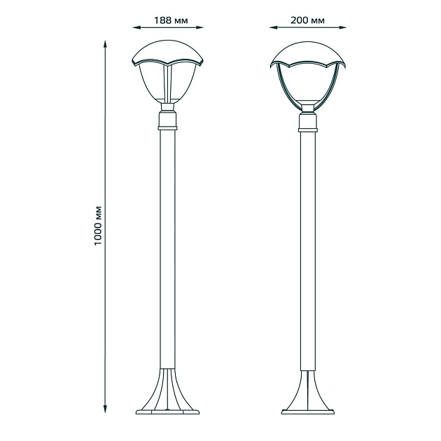 Уличный светильник Gauss Aura GD030 Фото № 2