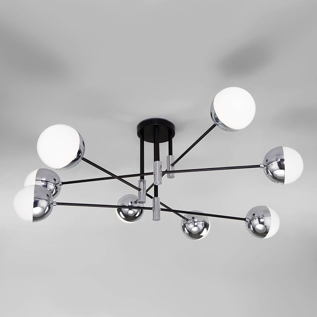 Потолочная люстра Eurosvet Nuvola 70129/8 хром Фото № 5