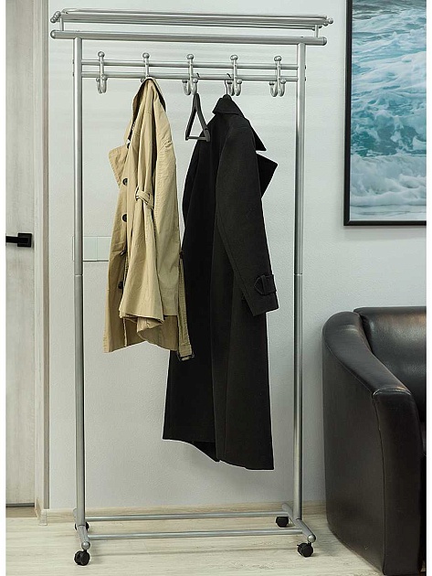 Гардеробная вешалка на колесах Мебелик М 9 008209 изображение 16 Гардеробная вешалка на колесах Мебелик М 9 008209 Фото № 16