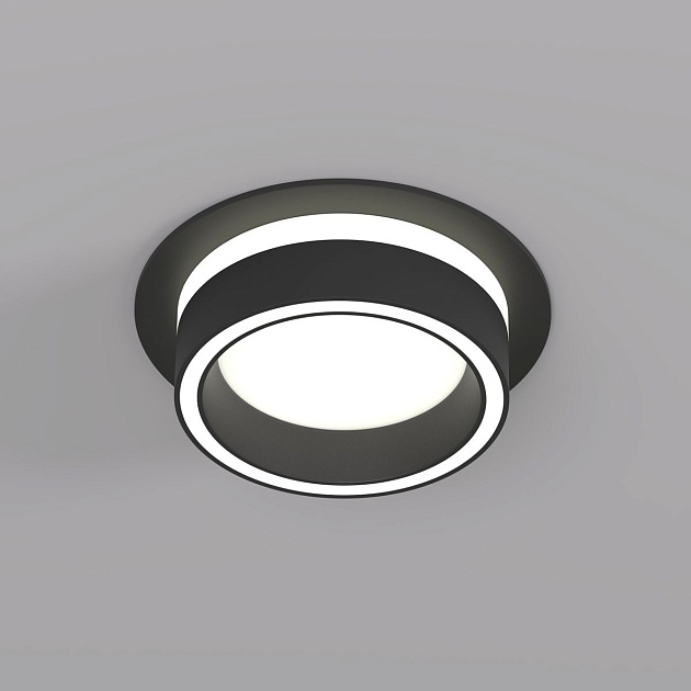 Встраиваемый светильник Denkirs Niko DK2100-BK Фото № 1