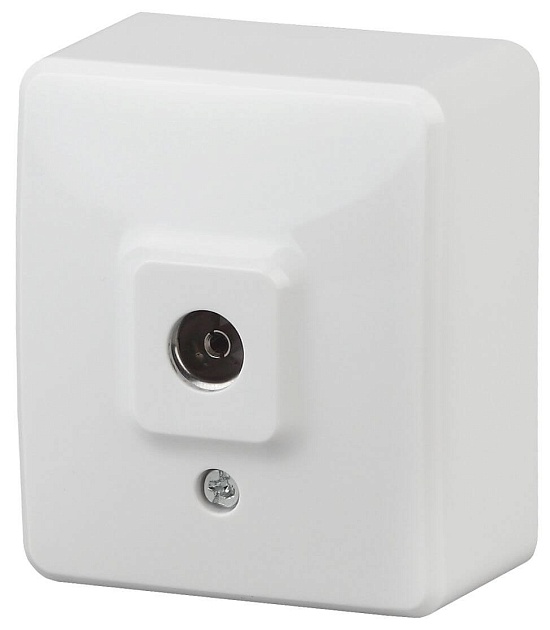 ТВ-розетка одиночная ЭРА Эксперт 11-3201-01 Б0020724 изображение 1 ТВ-розетка одиночная ЭРА Эксперт 11-3201-01 Б0020724 Фото № 1