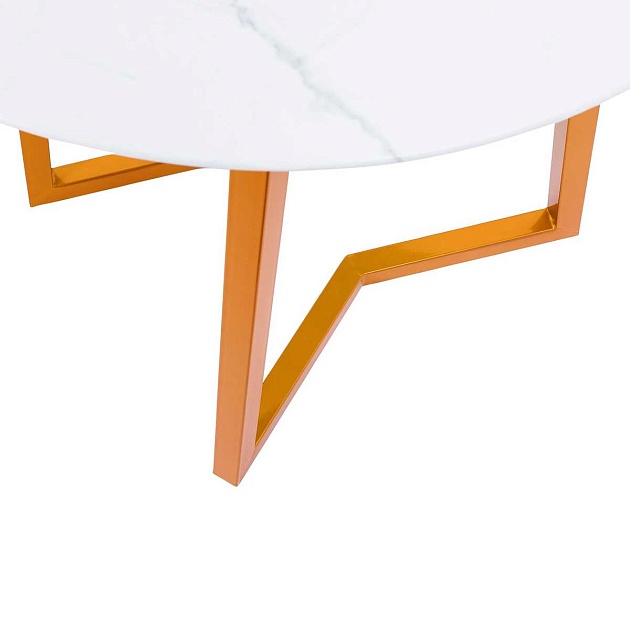 Кухонный стол AksHome Goldie мрамор, закаленное стекло 79603 изображение 6 Кухонный стол AksHome Goldie мрамор, закаленное стекло 79603 Фото № 6