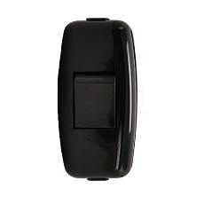 Выключатель навесной Lezard Accessories черный 715-1100-611B