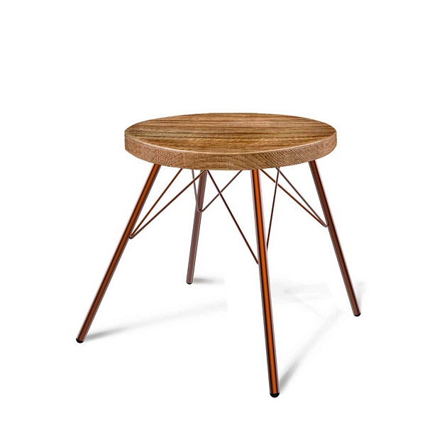 Табурет Sheffilton SHT-ST16/S37 дуб брашированный/медный 2915332302 изображение 1 Табурет Sheffilton SHT-ST16/S37 дуб брашированный/медный 2915332302 Фото № 1