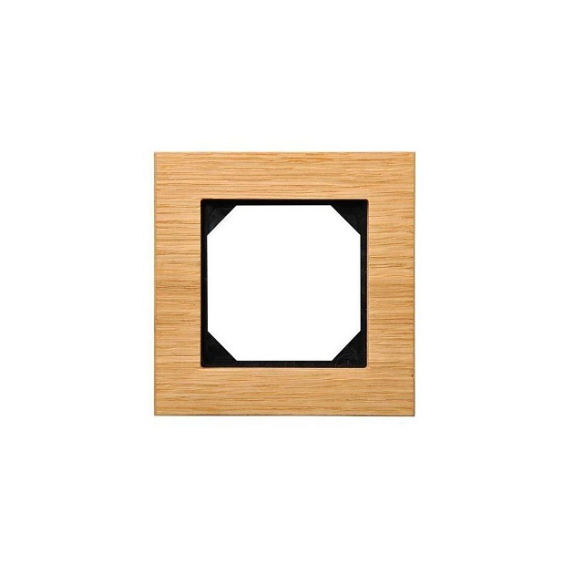 Рамка 1-постовая Liregus Epsilon дуб 28-220 изображение 1 Рамка 1-постовая Liregus Epsilon дуб 28-220 Фото № 1
