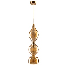 Подвесной светильник Crystal Lux Iris SP1 B Amber 4