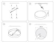 Настенно-потолочный светодиодный светильник Ambrella light Wallers Wall FW11110 1