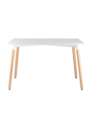 Кухонный стол Stool Group Oslo Rectangle WT 120*80 белый УТ000000187 4