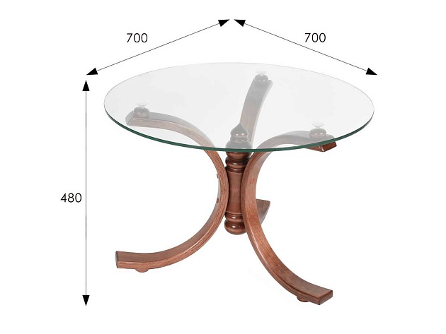 Журнальный стол Мебелик Лорд 006917 Фото № 2
