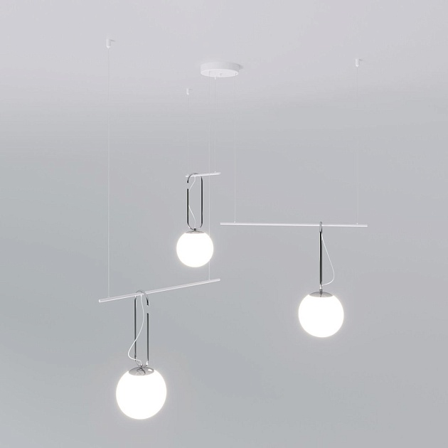 Подвесная люстра Eurosvet Riche 70143/3 белый изображение 6 Подвесная люстра Eurosvet Riche 70143/3 белый Фото № 6