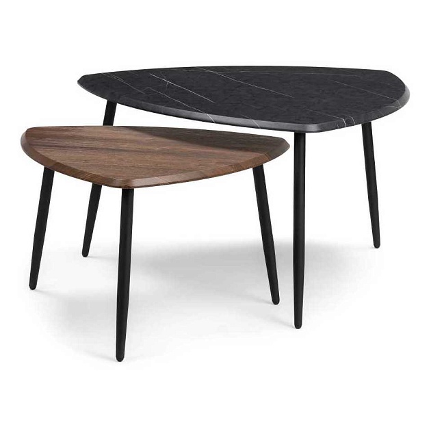 Комплект журнальных столиков Woodville Лойс (2шт) 516569 изображение 1 Комплект журнальных столиков Woodville Лойс (2шт) 516569 Фото № 1