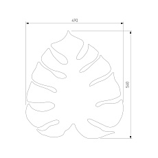 Настенный светильник TK Lighting 6436 Monstera 1