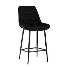 Полубарный стул Stool Group Флекс велюр черный AV 405-N28-08(PP)