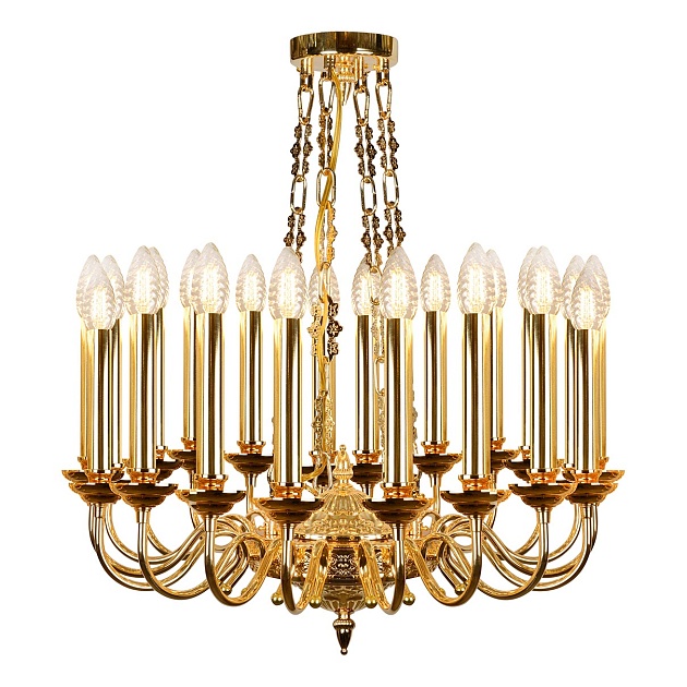 Подвесная люстра iLamp Louvre MD8551-20 GD Фото № 1