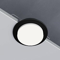 Встраиваемый светильник Elektrostandard 1035 GX53 WH черный a069360 2