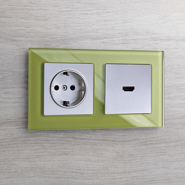 Розетка с заземлением Werkel серебряный W1171006 4690389156410 Фото № 18