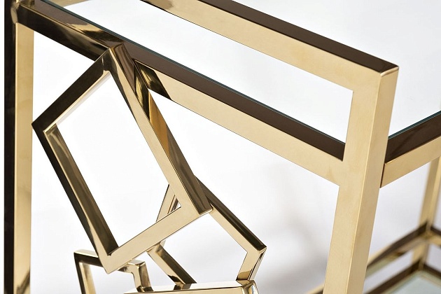 Сервировочный стол Garda Decor GY-CRT8164Gold Фото № 2