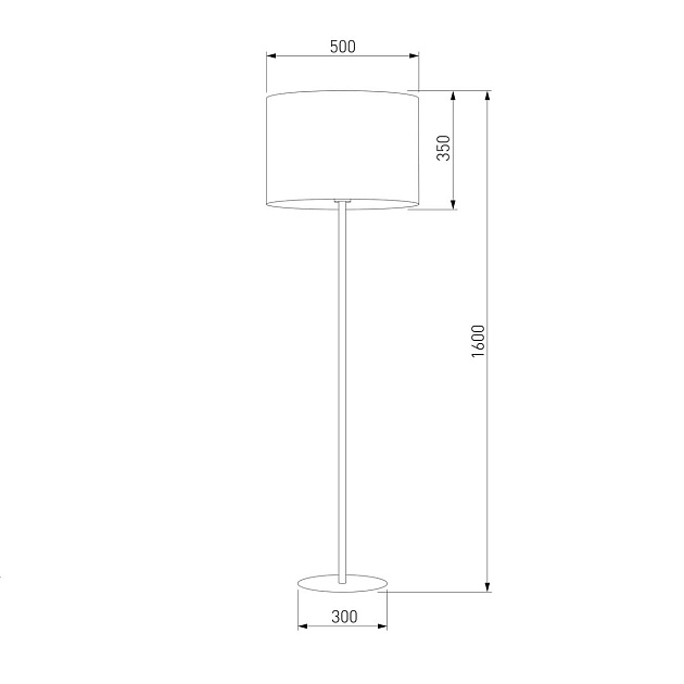 Торшер TK Lighting 16031 Umberto Фото № 2