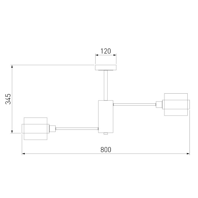 Потолочная люстра Eurosvet Arcada 70127/8 черный изображение 3 Потолочная люстра Eurosvet Arcada 70127/8 черный Фото № 3