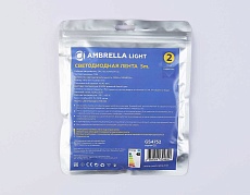 Светодиодная лента Ambrella Light GS4752 COB 528Led/14W m/ 24V IP20 4500K/ 5m*10mm*2mm (2 конт.) GS4752 5
