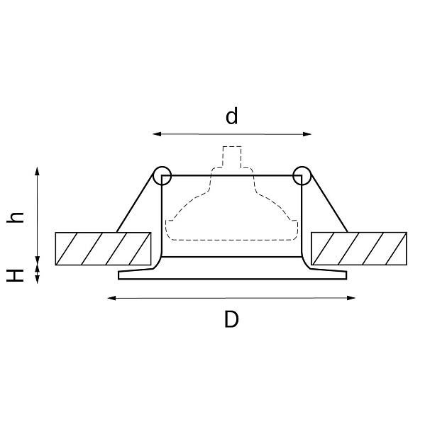 Встраиваемый светильник Lightstar Levigo 010020 Фото № 3