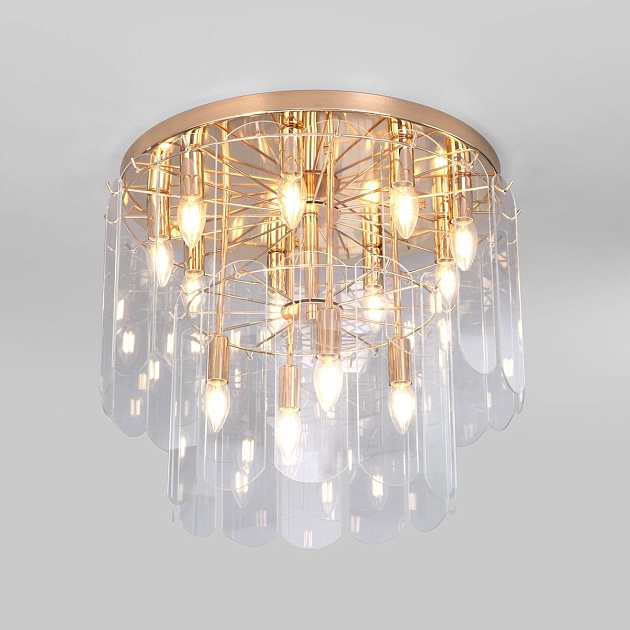 Потолочная люстра Eurosvet Claire 60170 золото Smart Фото № 1