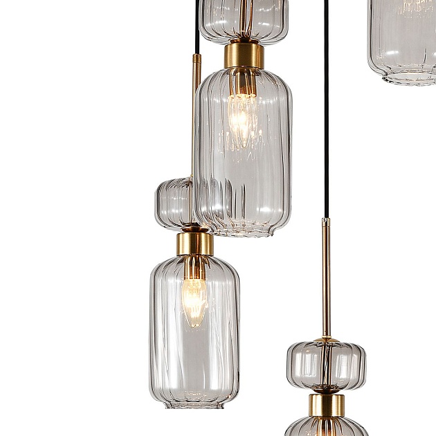 Подвесная люстра Escada Gloss 1141/5S Smoke Фото № 2