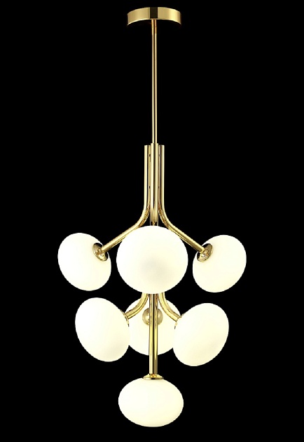 Подвесная люстра Crystal Lux ALICIA SP7 GOLD/WHITE изображение 5 Подвесная люстра Crystal Lux ALICIA SP7 GOLD/WHITE Фото № 5