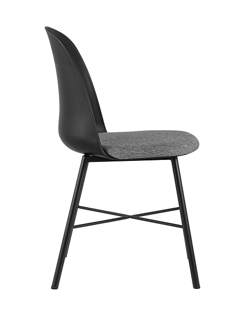 Кухонный стул Stool Group Shell с мягким сиденьем черный 8336 black Фото № 3