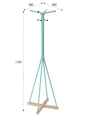 Напольная вешалка Мебелик Галант 218 007164 2