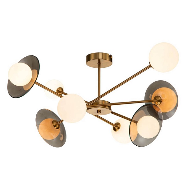 Потолочная люстра Indigo Jazz 11020/8C Brass V000164 изображение 1 Потолочная люстра Indigo Jazz 11020/8C Brass V000164 Фото № 1