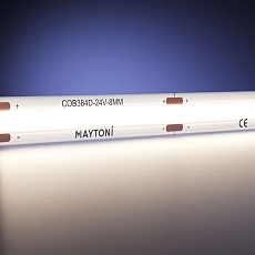 Светодиодная влагозащищенная лента Maytoni 12W/m 384LED/m COB дневной белый 5M 201079 2