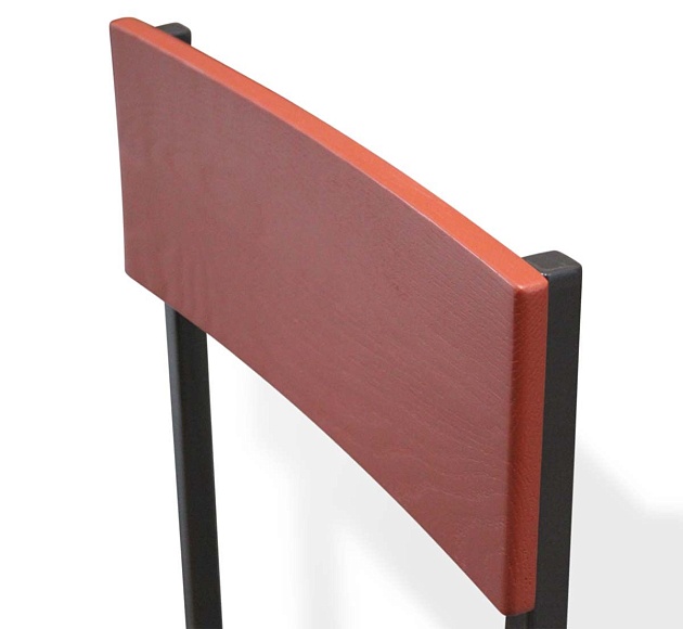 Кухонный стул Sheffilton SHT-S90 деревянный прозр.лак/лосось/антрацит 7531518101 Фото № 4